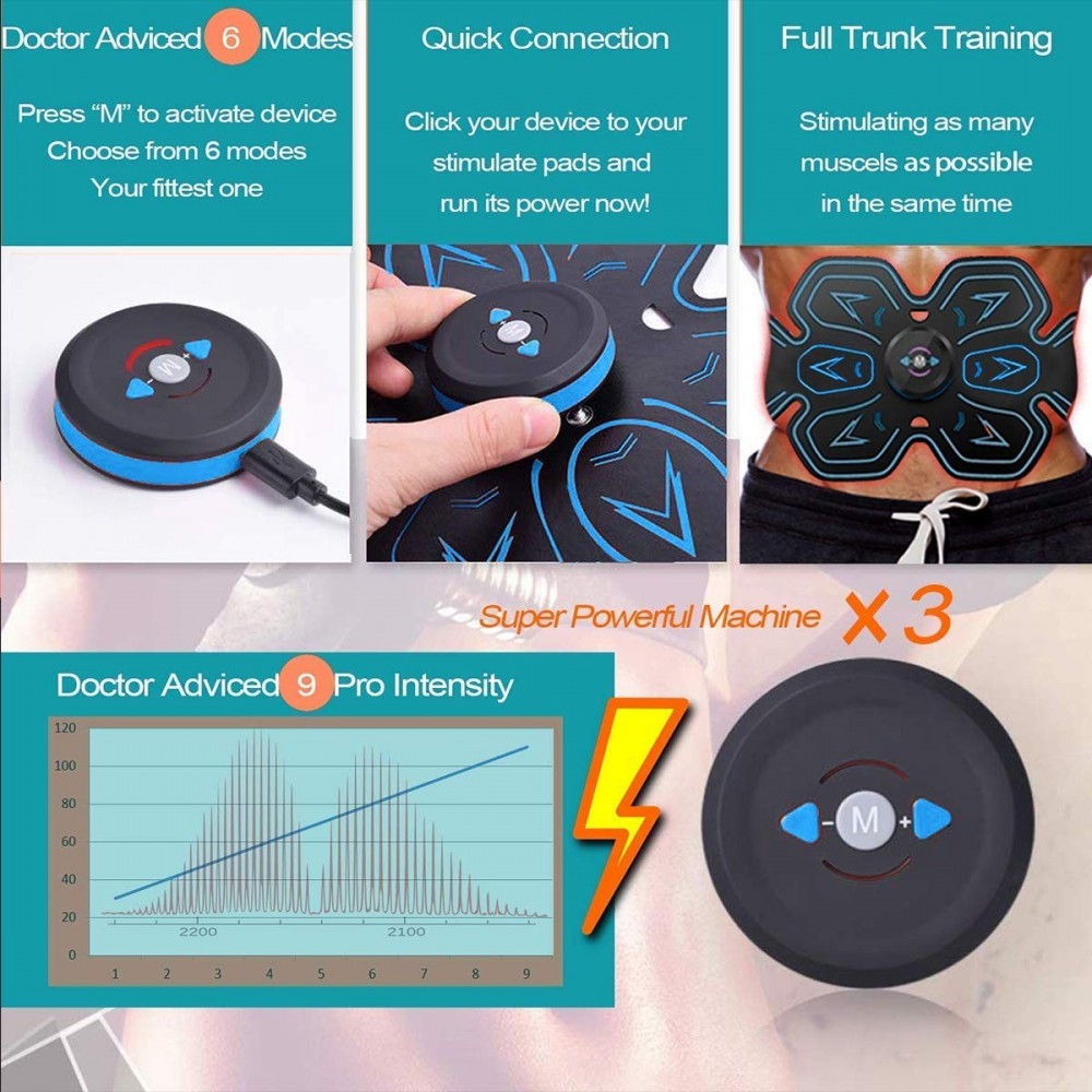 Electroestimulador de silicona recargable...