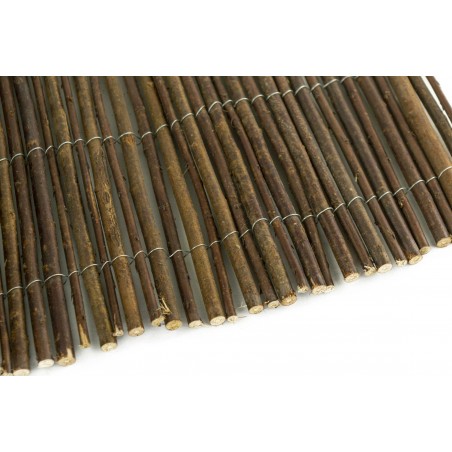 502488 Reja para sombreado perimetral decorativo 200x40cm color oscuro