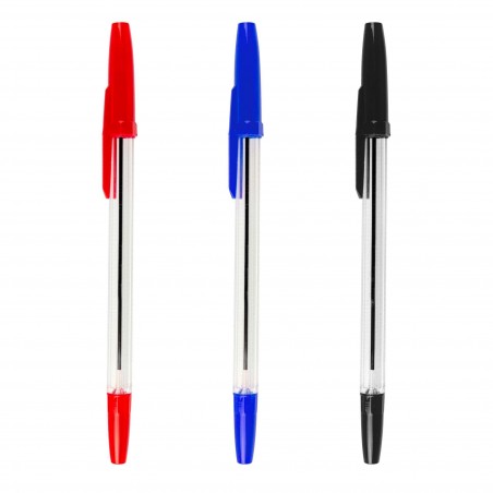 Pack 50 bolígrafos y 500 rollos de papel térmico 80 mm x 80mt agujero 12 mm 55gr