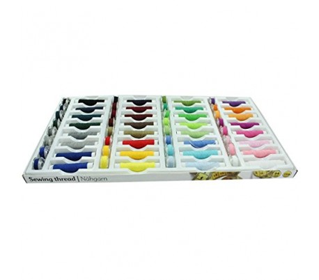 Set 64 piezas para la costura - Compuesto por hilos y bobinas de poliéster