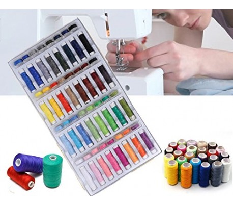 Set 64 piezas para la costura - Compuesto por hilos y bobinas de poliéster
