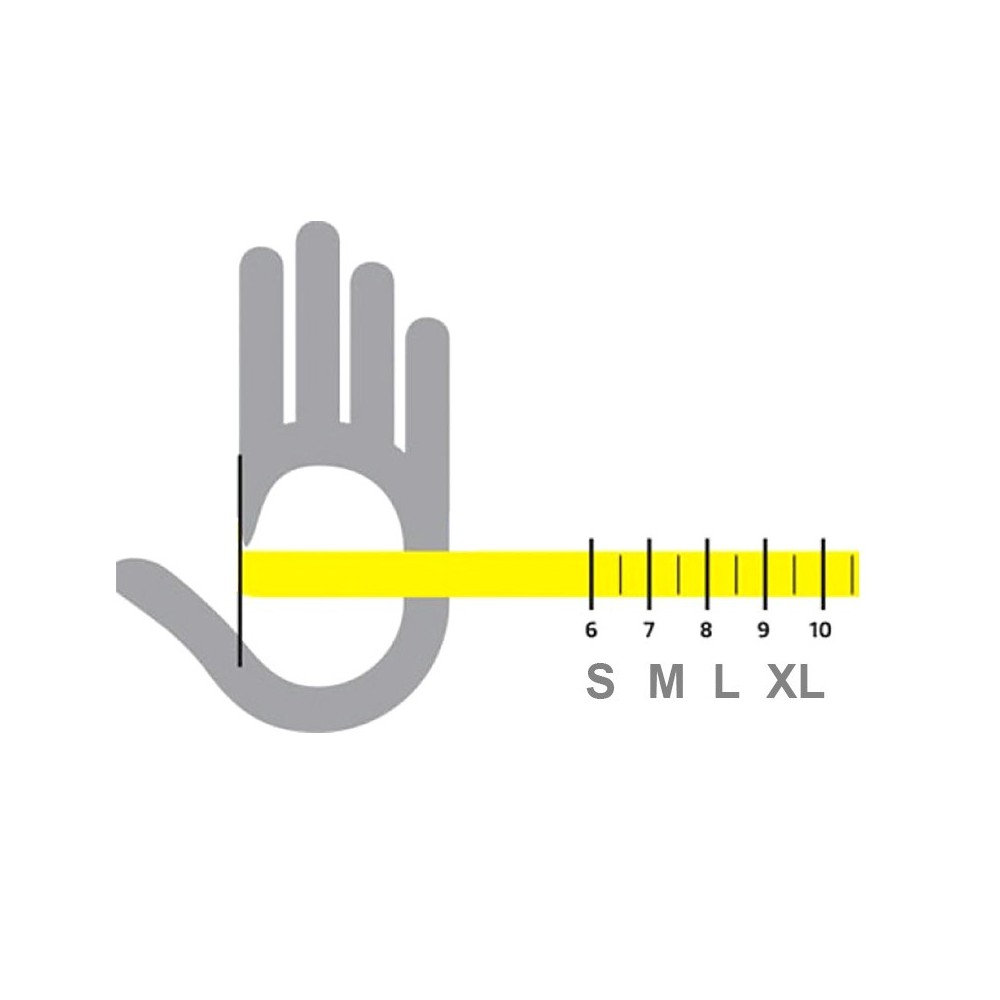 Caja guantes 100pz de NITRILO desechables NEGRO...