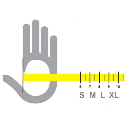 Caja guantes 100pz de NITRILO desechables NEGRO uso para tatuajes médicos o casa