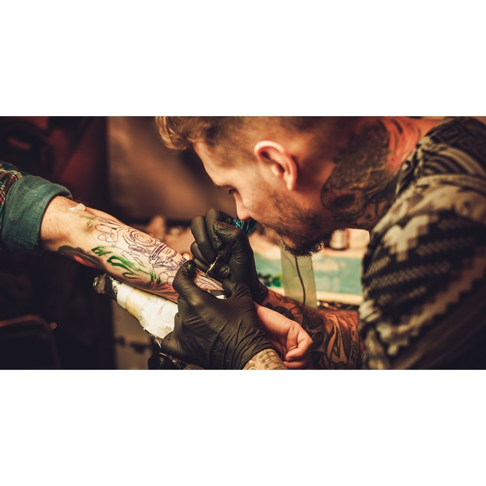 Caja guantes 100pz de NITRILO desechables NEGRO...