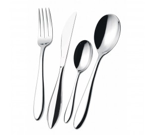 Set 16 piezas - Conjunto de cubiertos de cocina INOX con estilo moderno y elegante en cómodo maletín STYLISH CUTLERY 2