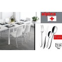 Set 16 piezas - Conjunto de cubiertos de cocina INOX con estilo moderno y elegante en cómodo maletín STYLISH CUTLERY Set 16 piezas - Conjunto de cubiertos de cocina INOX con estilo moderno y elegante en cómodo maletín STYLISH CUTLERY