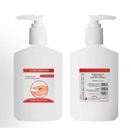 DERMOGEL CLORHEXIDINA GEL desinfectante Bactericida sin enjuague 500 ml