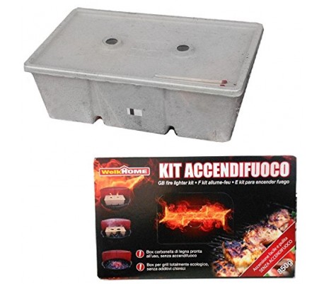 Kit para encender la barbacoa de manera fácil rápida y ecológica - WELKHOME