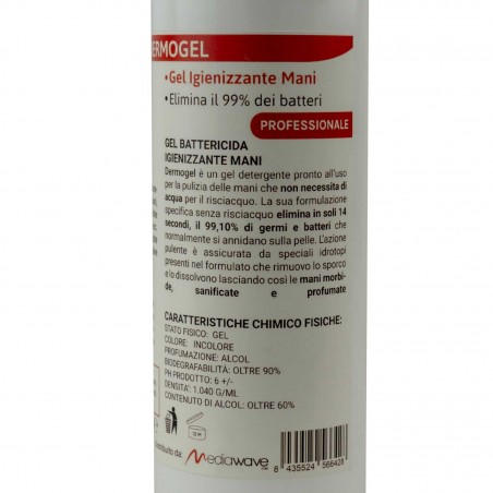 Desinfectante base de alcohol DERMOGEL GEL elimina BACTERIAS sin enjuagar 250ml