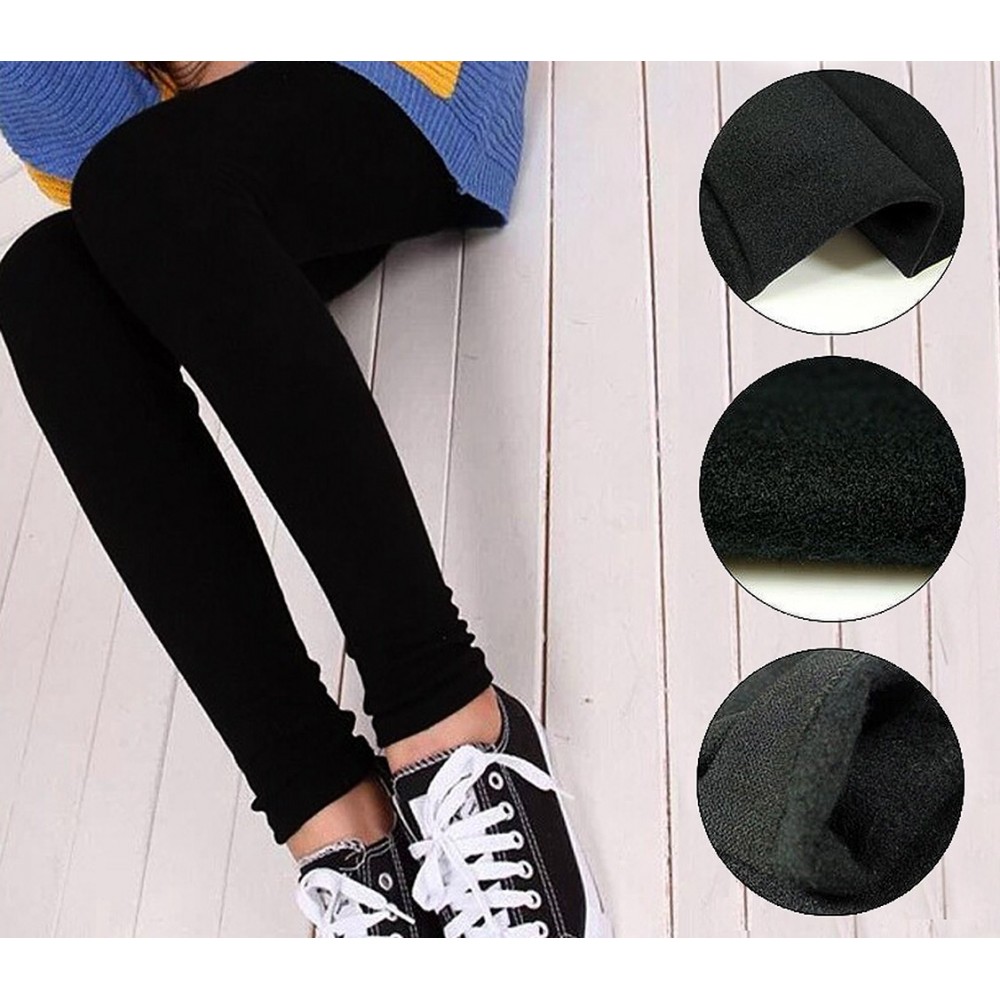 Pack 5 leggings con efecto térmico y forro...