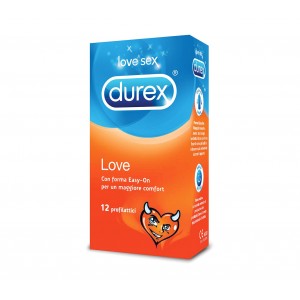 8079835 Durex Love Easy On paquete de 12 preservativos...