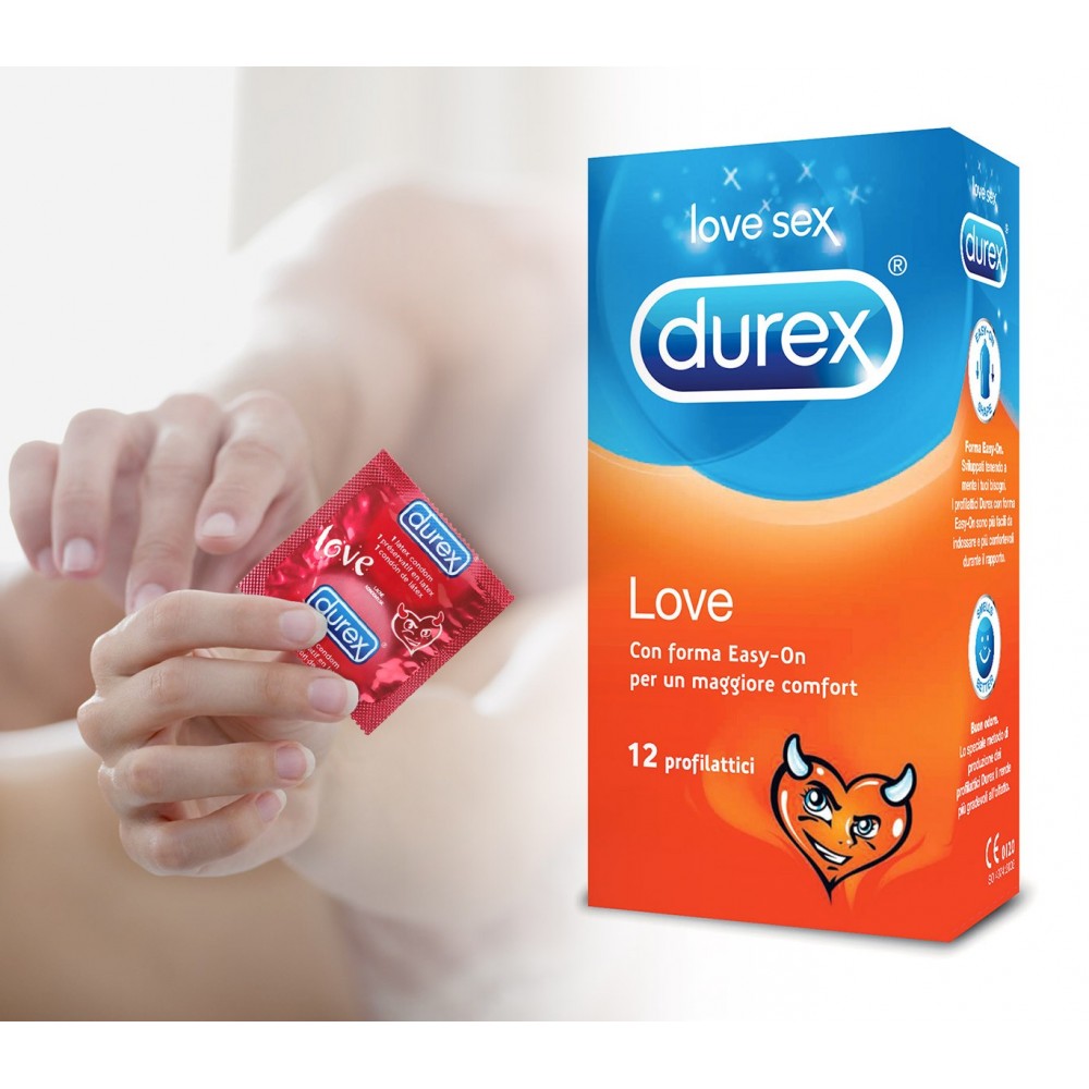 8079835 Durex Love Easy On paquete de 12...