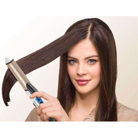 ARC202 Piramidea 2in1 plancha para alisar el cabello cerámica de 26 cm diámetro