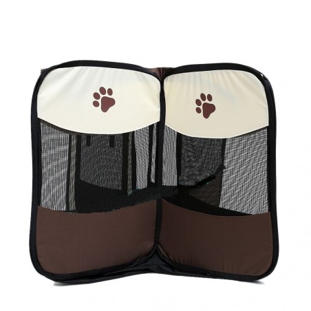 Tienda Box para perros recinto para animales pequeños Pop-Up Beige 76x58cm