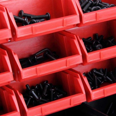 Cajonera de pared 30 cajones para herramientas de taller oficina o garaje