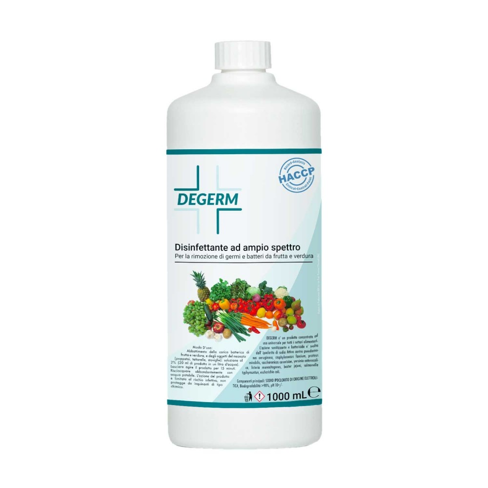 DEGERM desinfectante para lavar frutas y verduras 1 LT bio higiene
