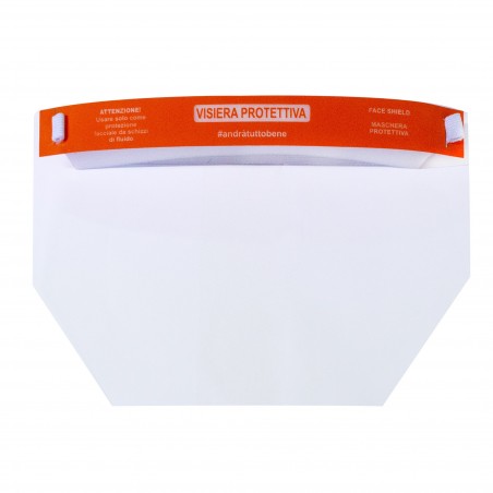 Visera protectora Protects Plus ajustable 30x20 cm protector contra salpicaduras