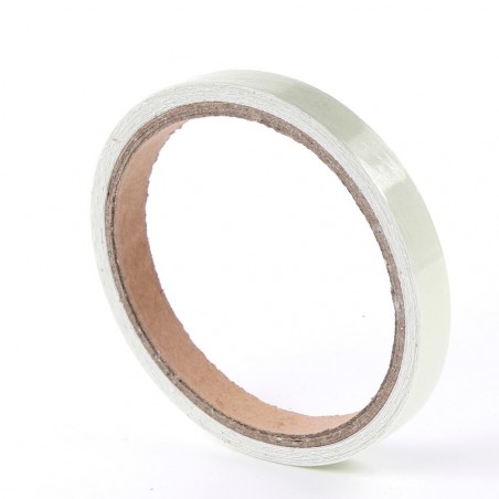 Cinta adhesiva fluorescente multiusos brilla en la oscuridad 6 horas 15 mm x 3mt
