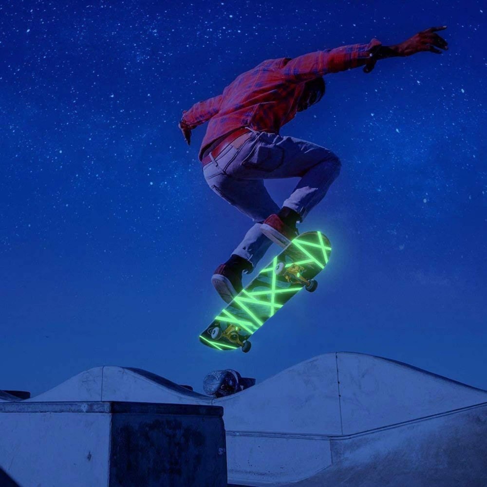 Cinta adhesiva fluorescente multiusos brilla en...