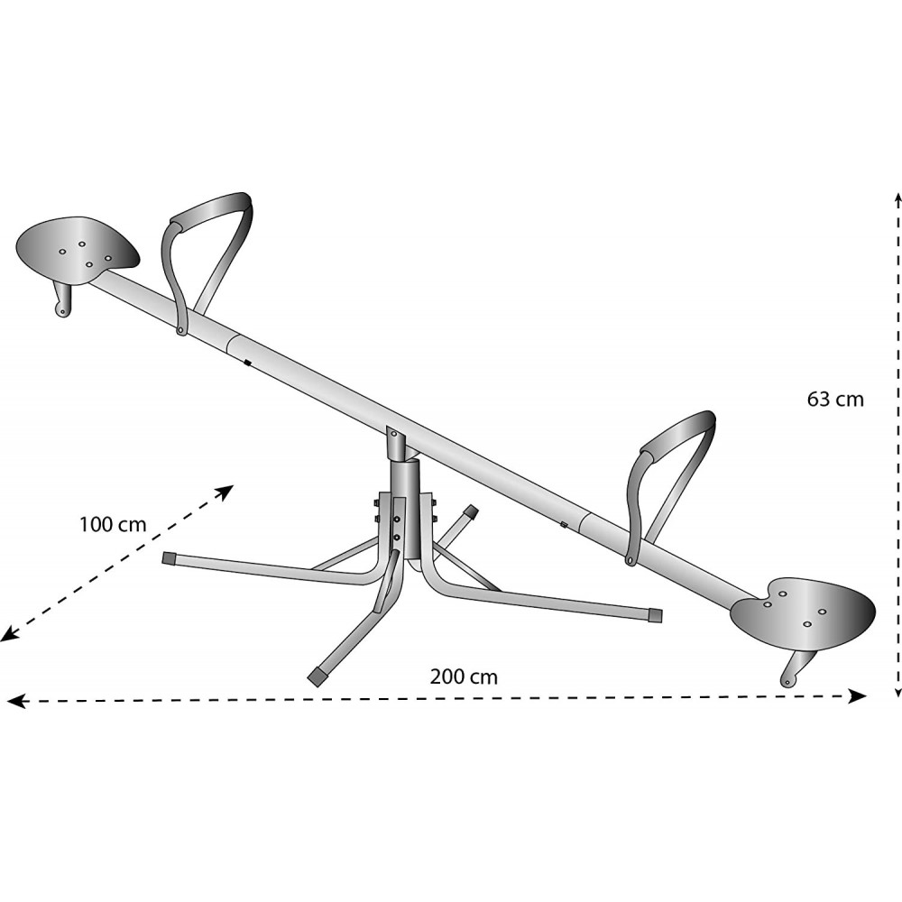 355398 Balancín para niños Cigioki sube y baja...