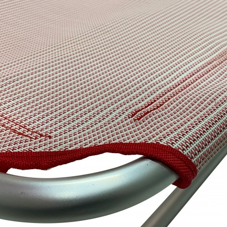 545119 Silla de playa reclinable ONSHORE en aluminio y textil en 3 colores