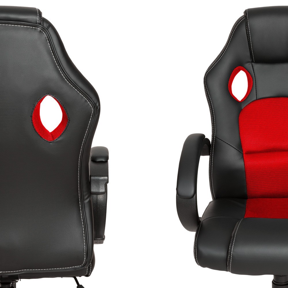 Silla de oficina Gaming Racer cuero ecológico 4...