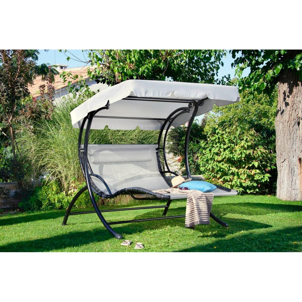 Mecedora 2 plazas DREAM para exterior con techo...