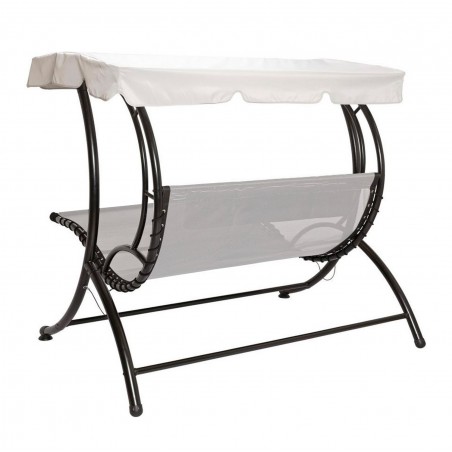 Mecedora 2 plazas DREAM para exterior con techo 169x174x177cm capacidad 240kg
