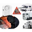 Mini-alarma para coche caravana camión sin hilos 100dB - Función antirrobo y antiladrones 