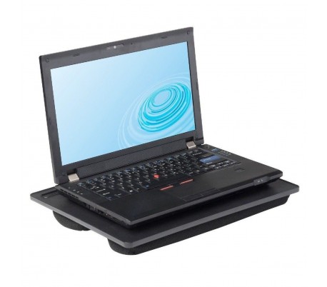 Soporte para PC portátil con almohada rellena de perlas de poliestireno