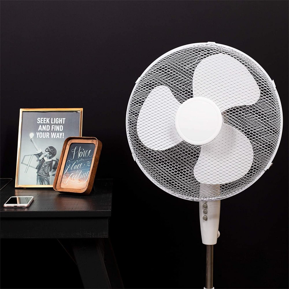 Ventilador de columna JCL 40W aspa blanca 40 cm...