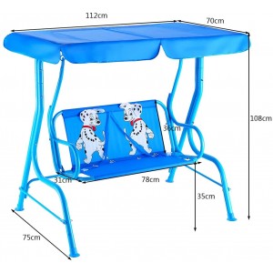 154830 Mecedora de jardín DALMATA para niños 2 Asientos... 2