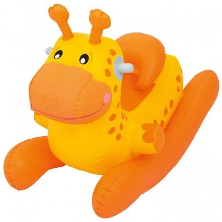 52220 Jirafa o dinosaurio inflable y cabalgable para niños Bestway 86x43x63 cm