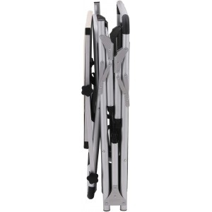 Tumbona de metal Brandina Maiorca respaldo ajustable con... 2