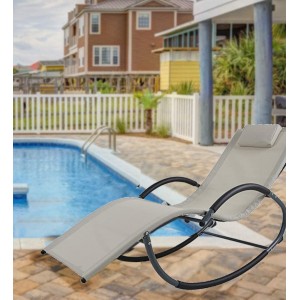 Mecedora HOLLY para jardín 3 posiciones reclinable... 2