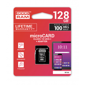 Tarjeta de memoria GOOD RAM Tarjeta microsd de 128 GB SD...