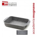 Bandeja para horno rectangualr 30x28 cm revestimiento con efecto piedra revestimiento - Accademia Mugnano CUORE DI PIETRA