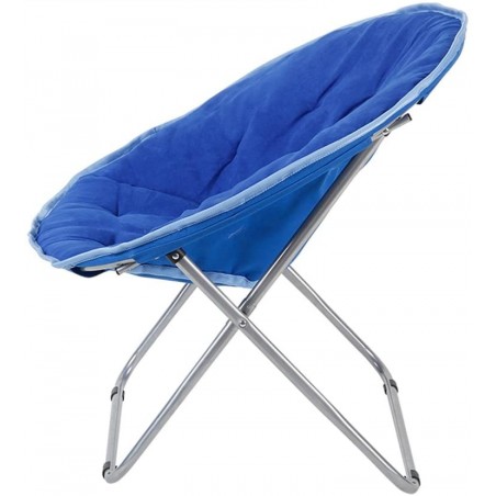 350001 Silla redonda  legable para exterior 80x35x80cm tela extraíble