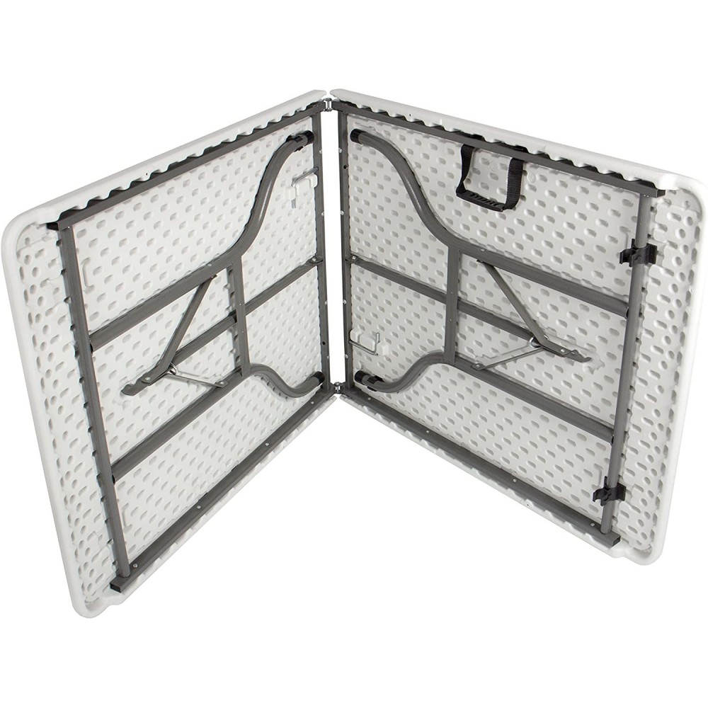 Mesa BLANCA plegable transportable SILVERA con...