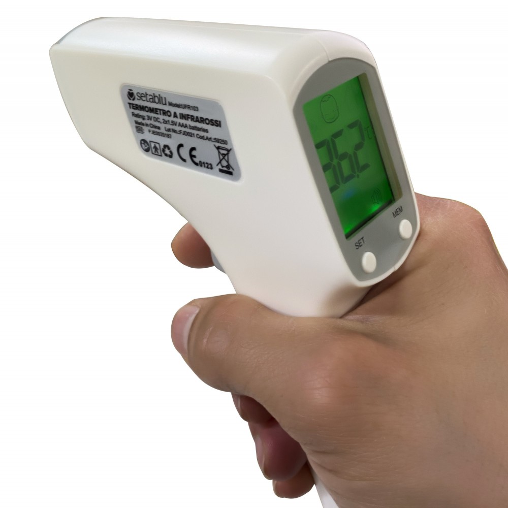 59250 Termómetro digital infrarrojo SETABLU...