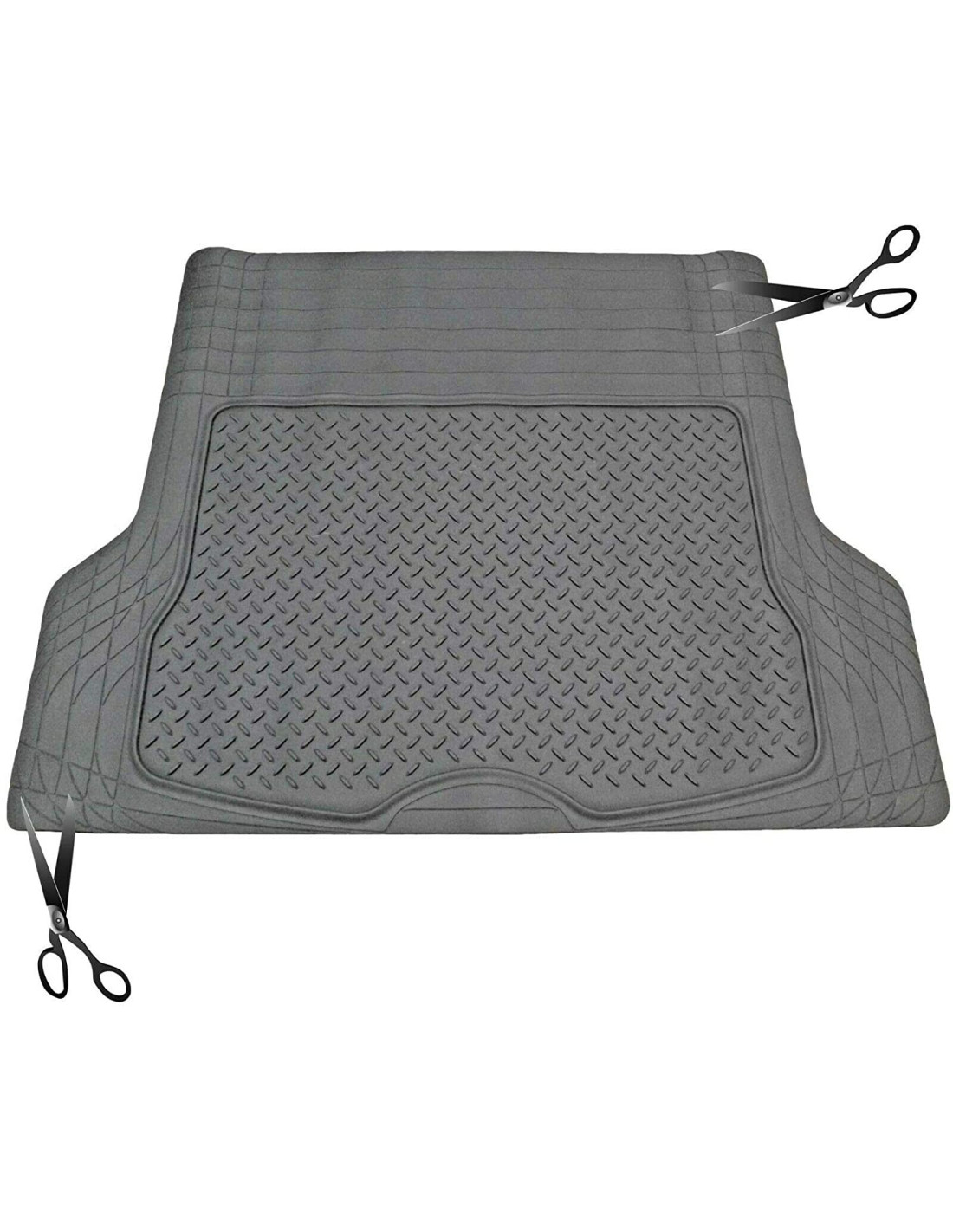 Alfombrilla de goma de pvc universal para maletero de coche moldeable