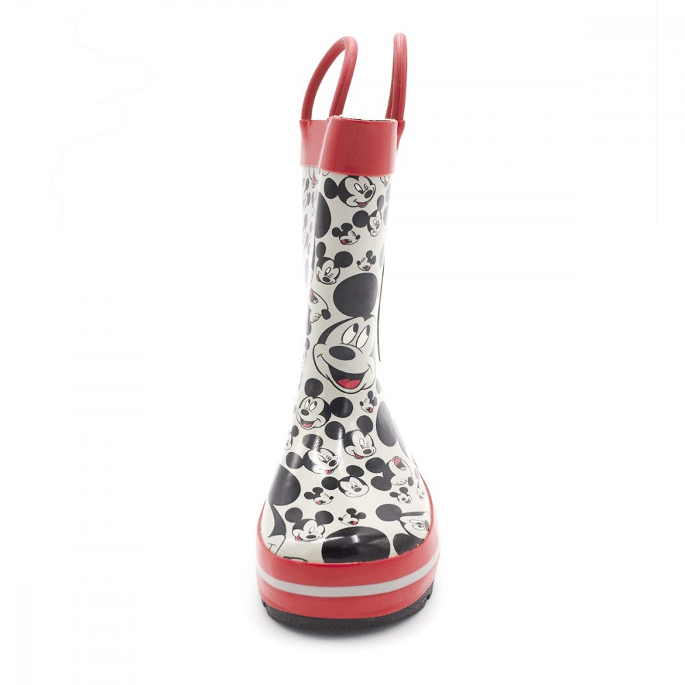 23-2345 Botas de agua para niño de color rojo y...