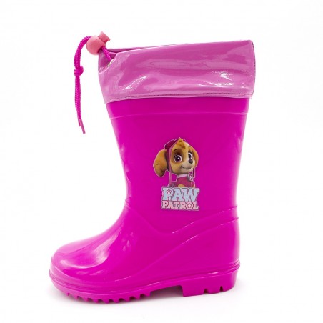 23-2346 Botas de agua para niña de color rosa y de goma Paw Patrol