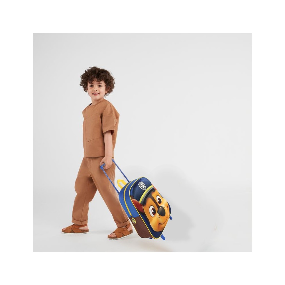 21-1606 Mini mochila escolar 3D con ruedas PAW...