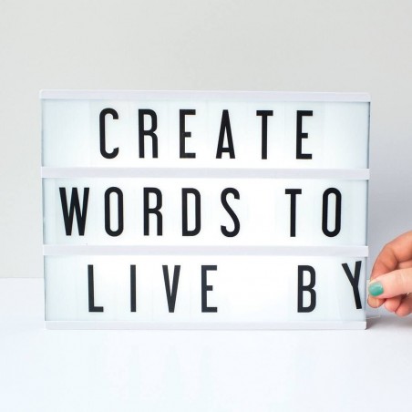 XL0445C Panel luminoso LED para mensajes (A5) 20x15x4,5cm funciona con pilas