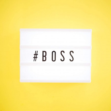 XL0445B Panel luminoso LED para mensajes ( A6 ) 15x10.5x4 cm funciona con pilas