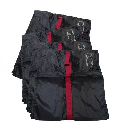 Cubre neumático negro 19 a 23 pulgadas protección automóvil 120 x 53 cm