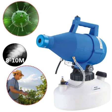 Nebulizador de desinfectación portátil 4.5 LT ajustable radio de distancia 10 Mt