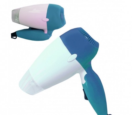 Secador de pelo plegable para viaje con 2 velocidades y potencia de 850W - DHOMTECK SYSTEM