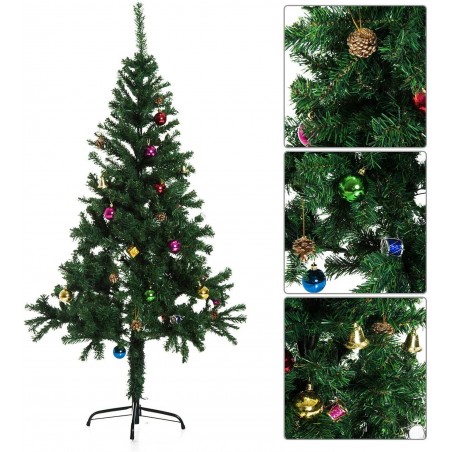 511035 Árbol de Navidad 180 cm con 550 puntas ramas gruesas PINO DELLE SURPRESE